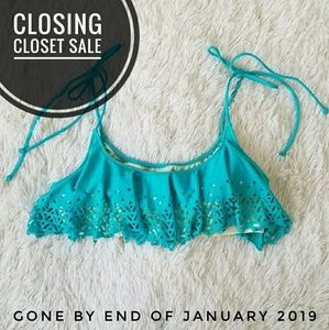 ☆LAST DAY!☆ PINK VS Teal Blue Bikini Top